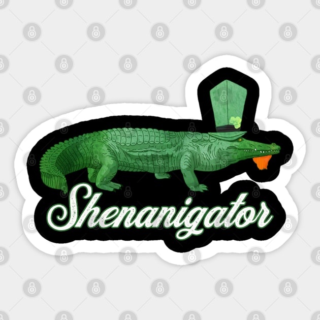 Shenanigator Funny Saint Patrick's Day Party Gift Sticker by grendelfly73